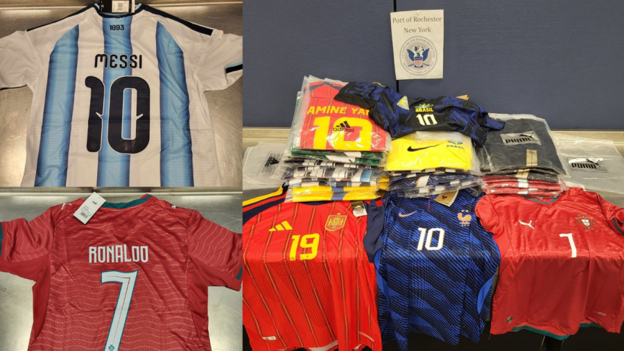 Fake FIFA jerseys seized at Rochester port