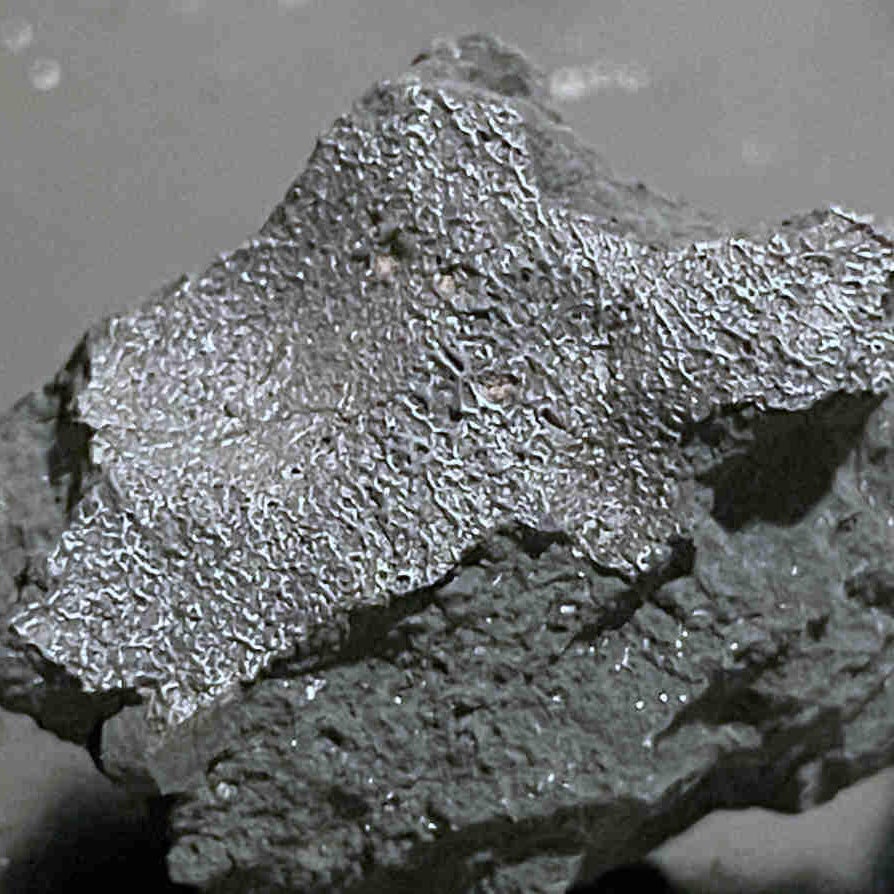 A fragment of the Hillsborough meteorite, broken on impact.