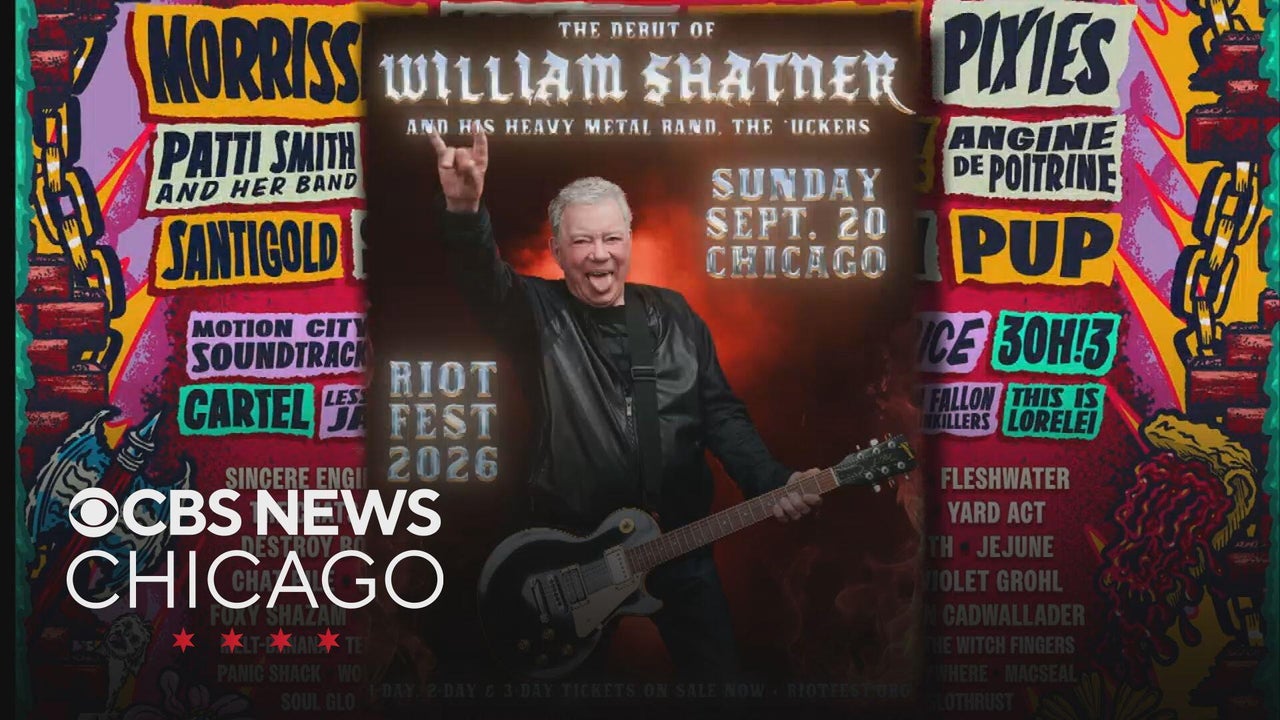 William Shatner joins 2026 Riot Fest lineup with new metal band