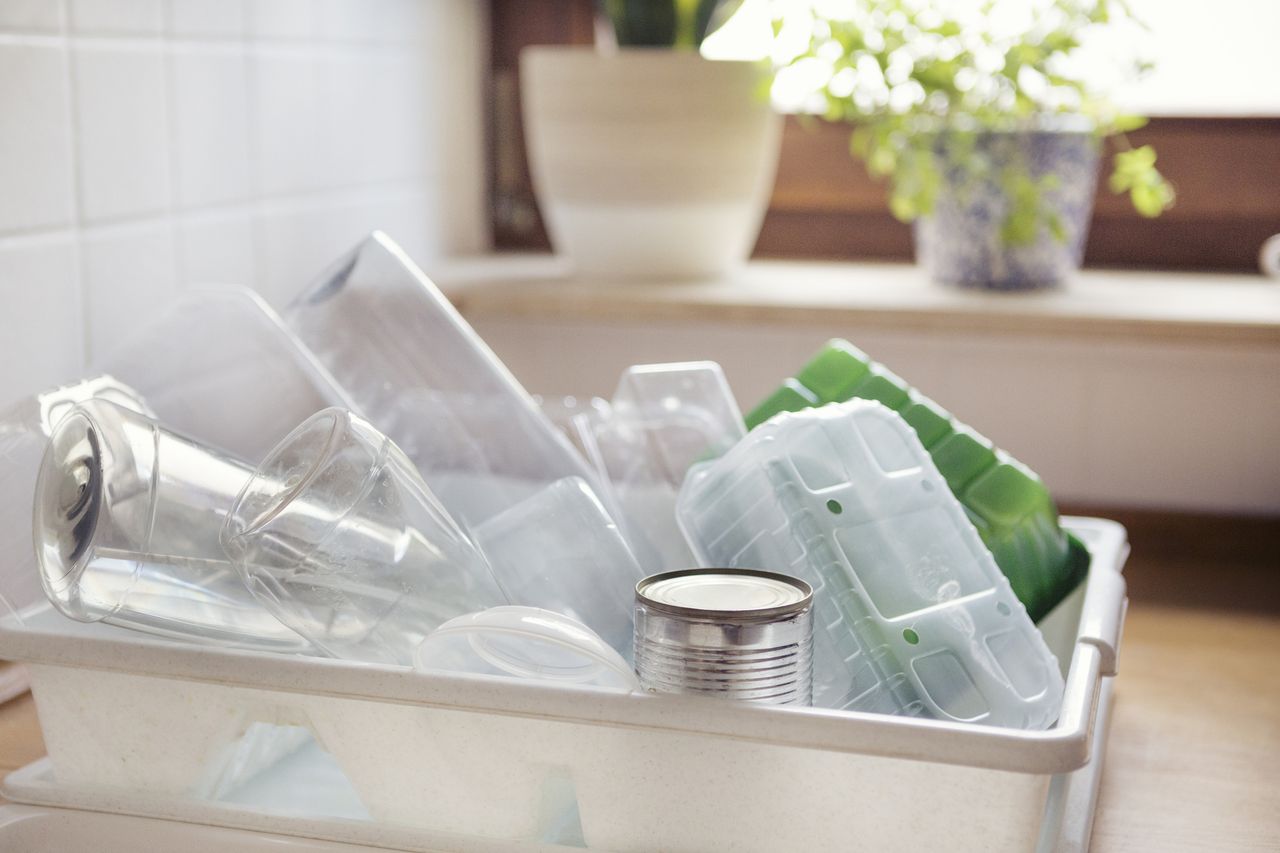 Rinsing recyclables