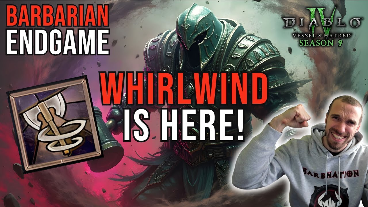 Whirlwind is insanely fun in Diablo 4 season 9!