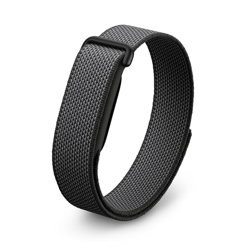 Google Fitbit Air - Screenless Activity Tracker With Fitness, Heart Rate, and Sleep Tracking - Personalized Ai-Powered Coaching - Up to 7 Days’ Battery Life - Works With Ios and Android - Obsidian