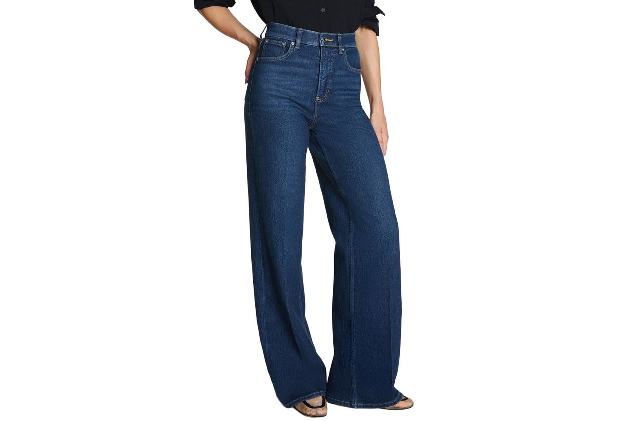 SPANXshape Authentic 360 Wide Leg Jeans Adriatic Blue