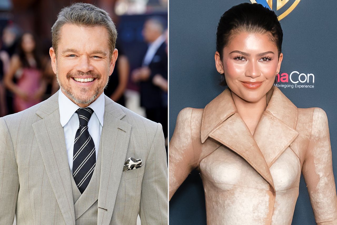 Matt Damon and Zendaya