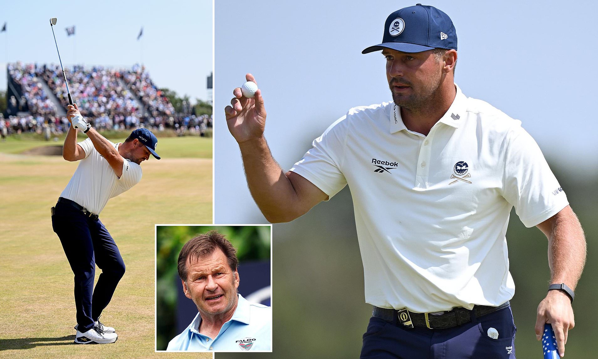 DeChambeau appears to take dig at golf icon Faldo in interview at The Open after answering critics