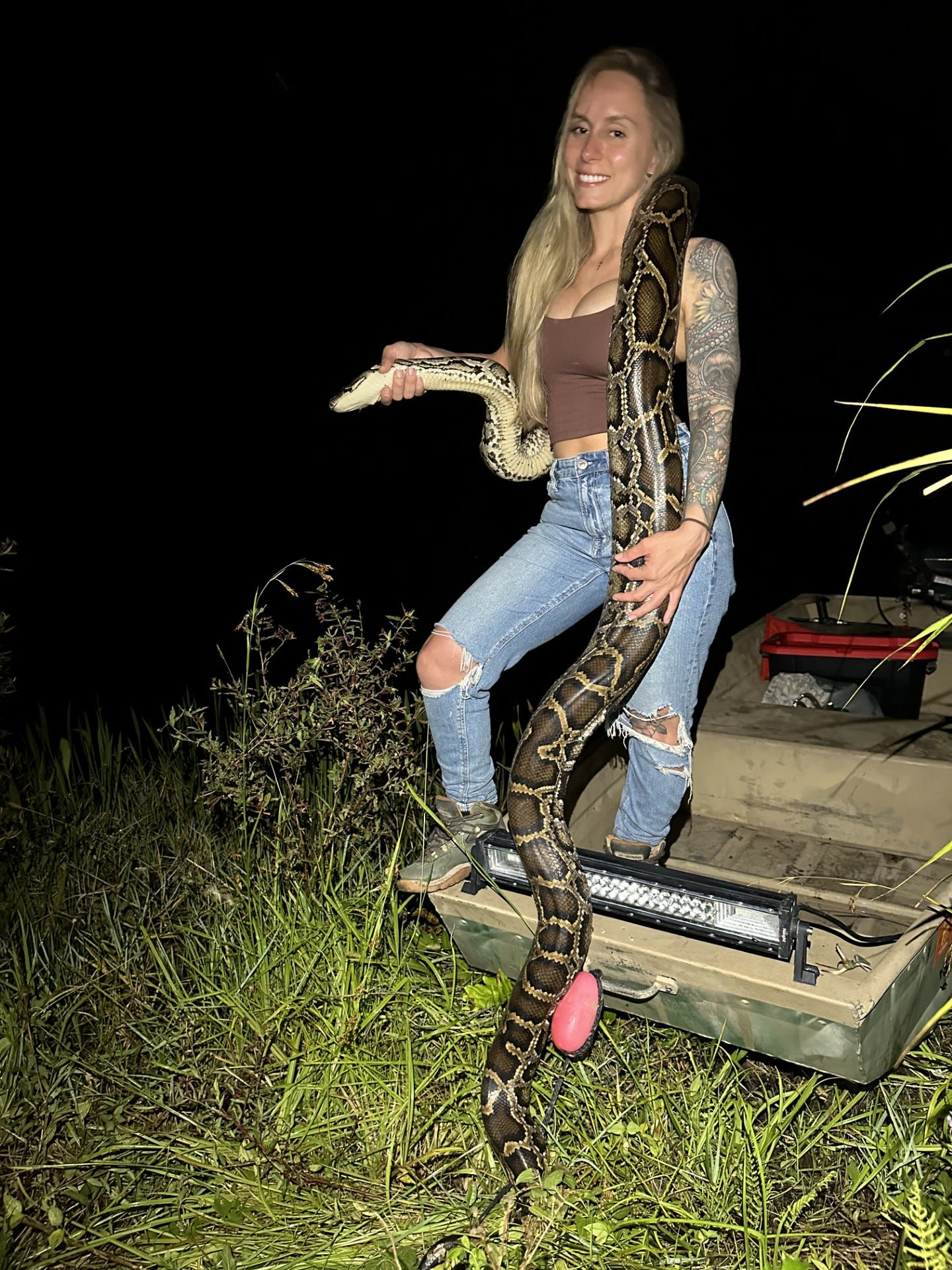 Defending Python Challenge champ facing exhaustion, weather hurdles
