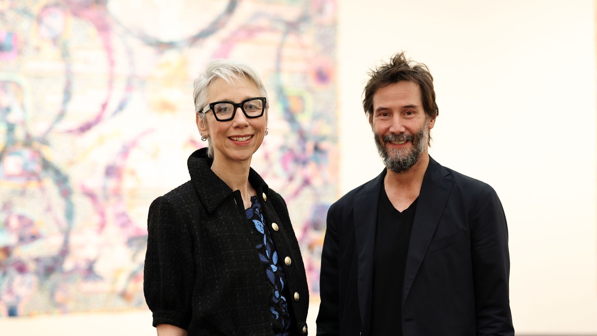 Keanu Reeves bei Ausstellung seiner Freundin in Nürnberg
