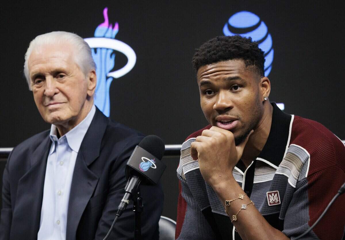 Live Heat updates: Giannis presser; LeBron speaks; Riley speaks; Portis; Bam news