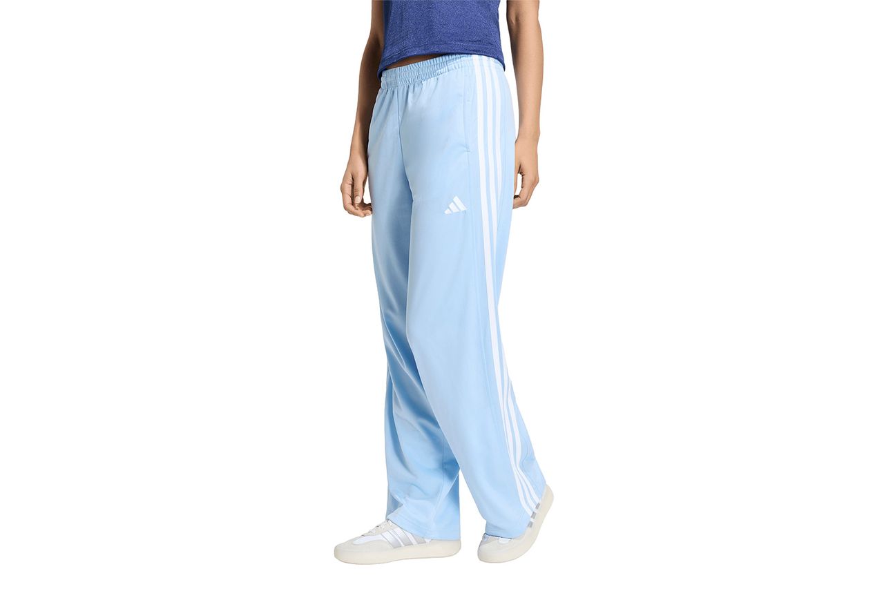 High Rise Wide Leg Track Pants