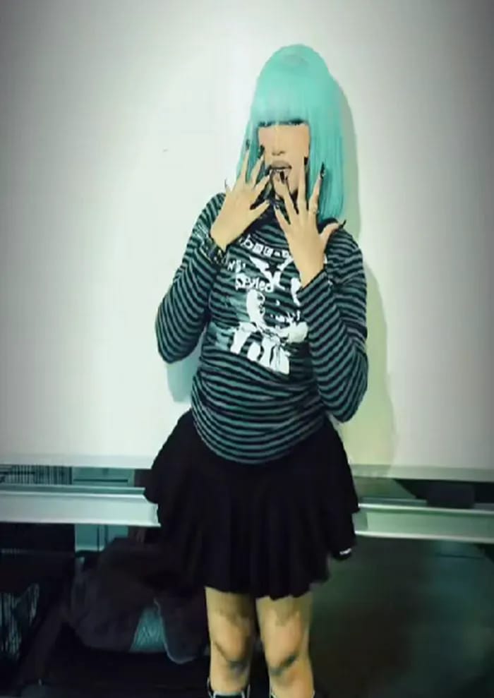 North West, 13, Ditches Her Long Hair For A Blue Bob With Bangs