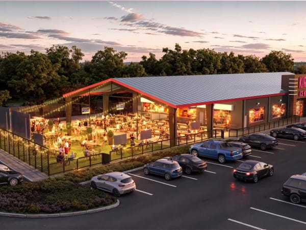 A rendering previews Kirby Ice Houses Clear Lake location. | Courtesy of Kirby Ice House