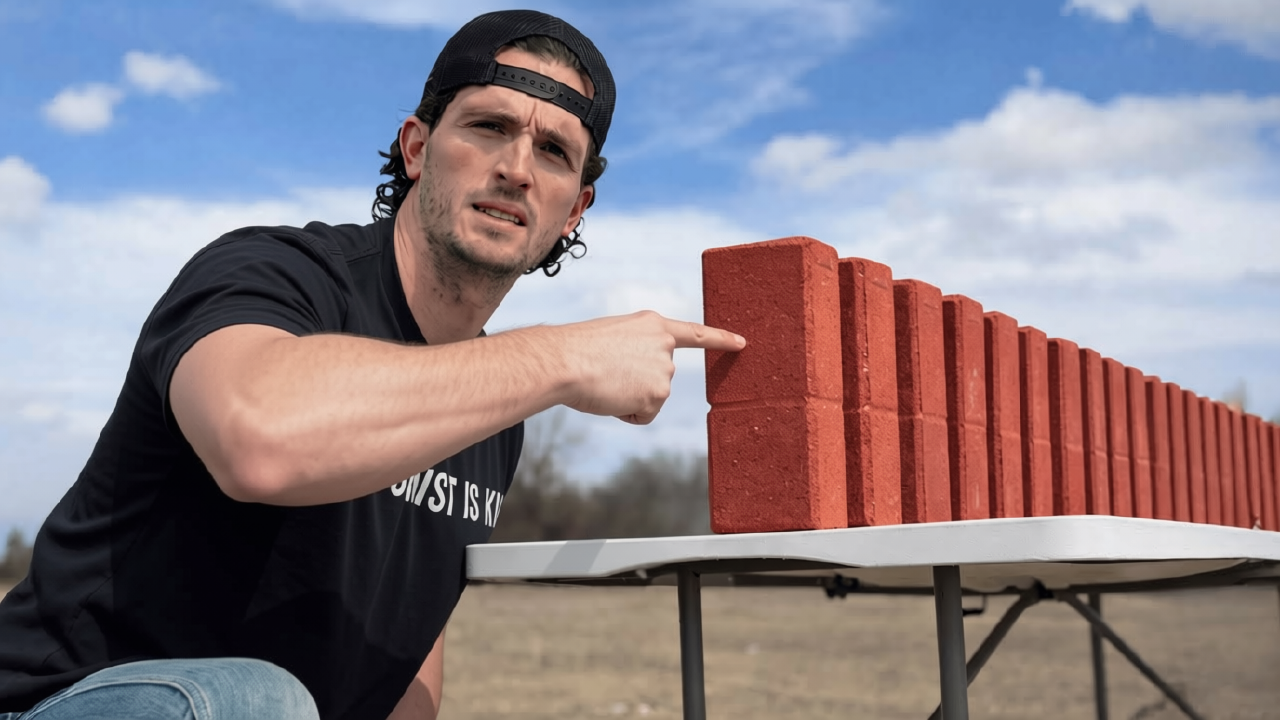 How many bricks does it take to stop a bullet?