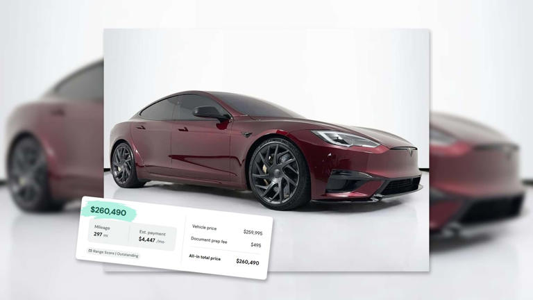Someone Is Already Trying To Flip One Of The Last Tesla Model S's Built ...