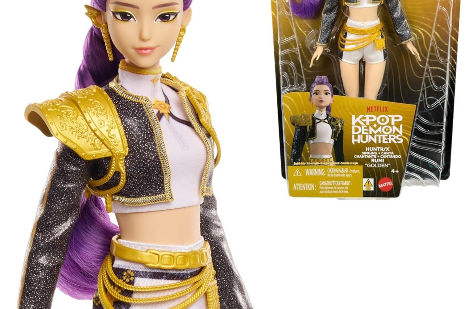 Rumi KPop Demon Hunters Golden fashion doll
