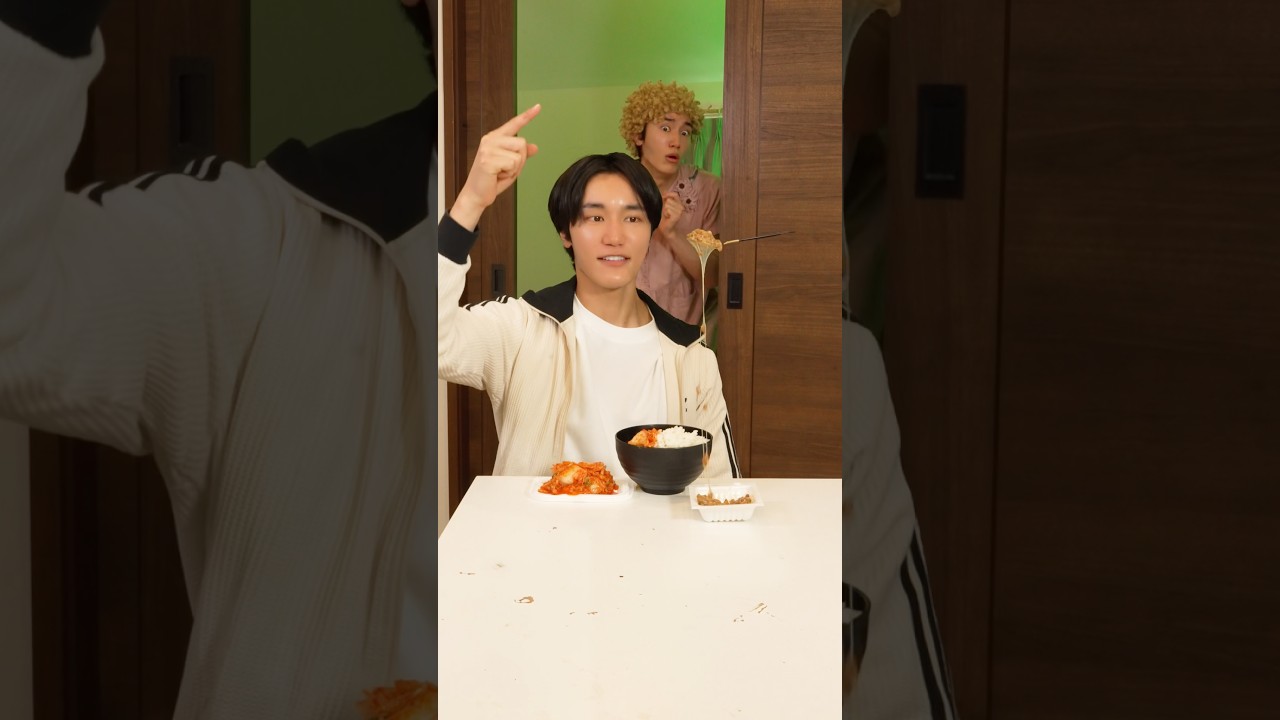 Magic spoon show! With natto🫘