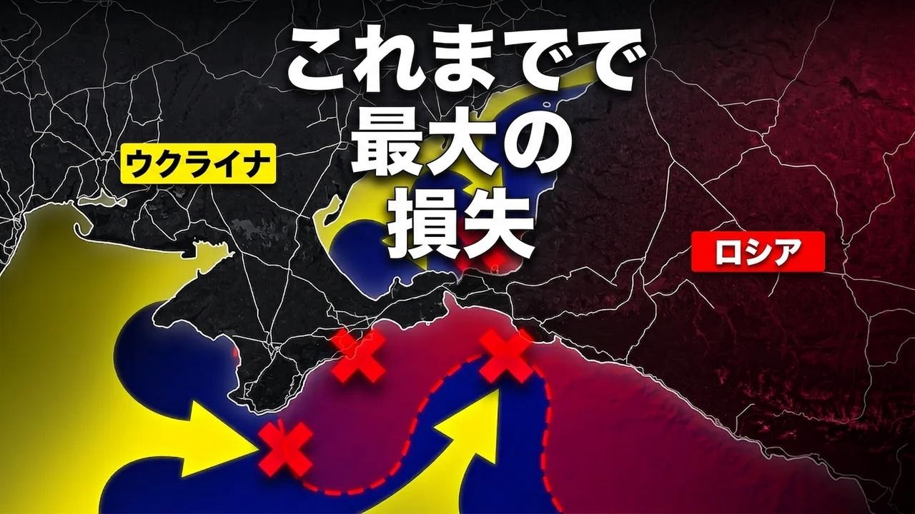 ロシア、戦争で最大の支配地域を失う！