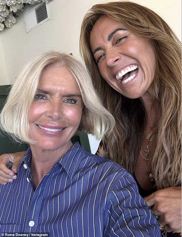 She noted in her caption that her new look was the handiwork of hairstylist Riawna Capri (right), whose celebrity clientele has included Selena Gomez and Julianne Hough.
