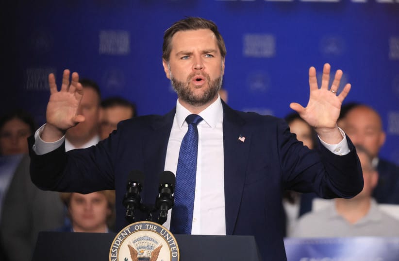 US Vice President JD Vance said recently, ‘We want our allies to be like Israel – strong, independent, and capable of defending their own interests so we don’t have to.’ (credit: Spencer Platt/POOL/AFP via Getty Images)