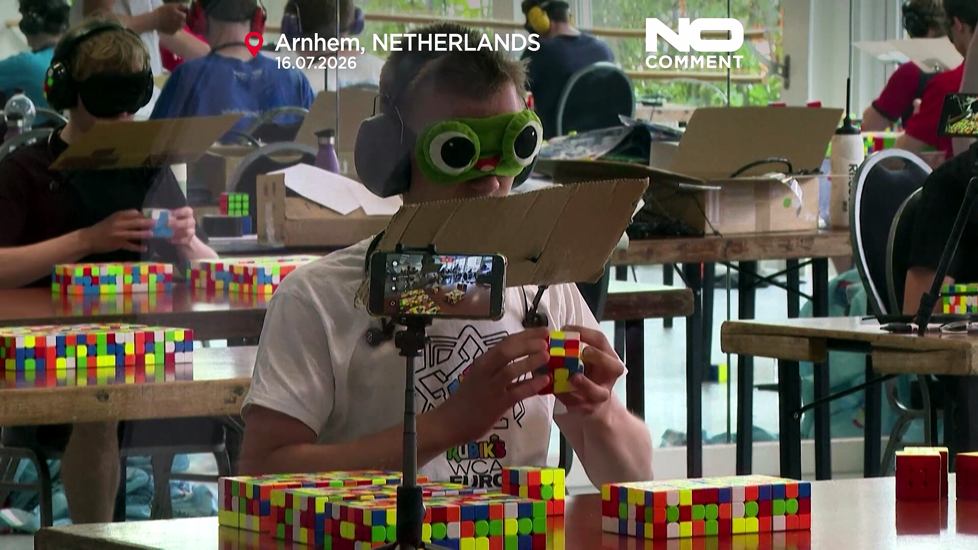 Rubik’s Cube stars shine at European speedcubing event in the Netherlands