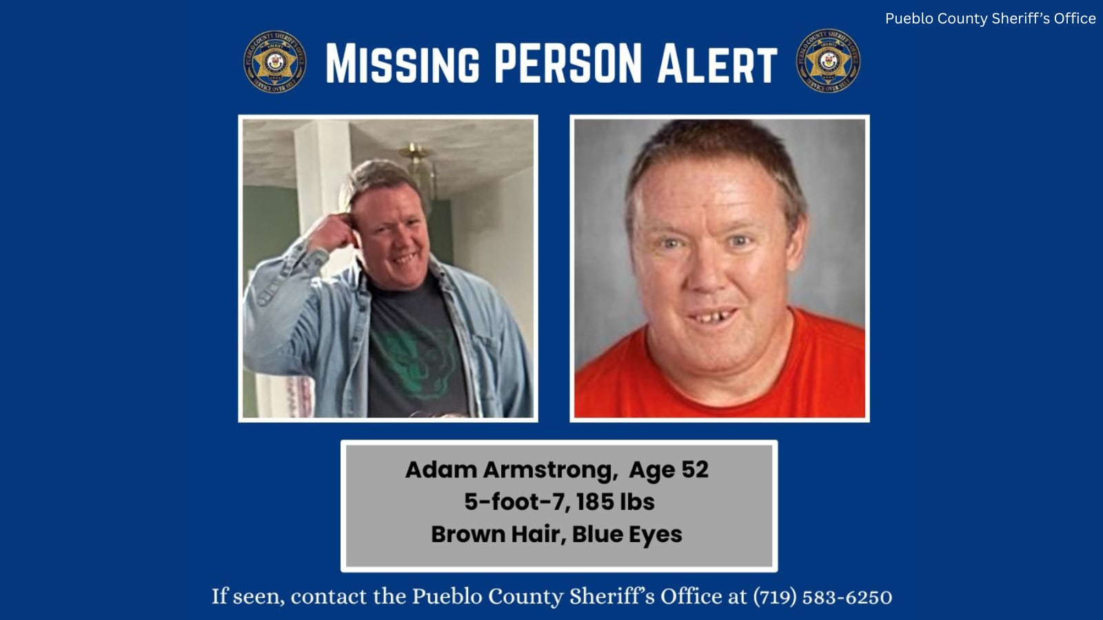 Pueblo County Sheriff’s Office asking public for help finding missing ...
