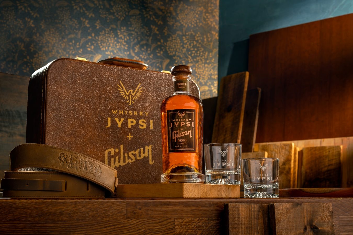Whiskey JYPSI is releasing a whiskey made in partnership with Gibson Guitars