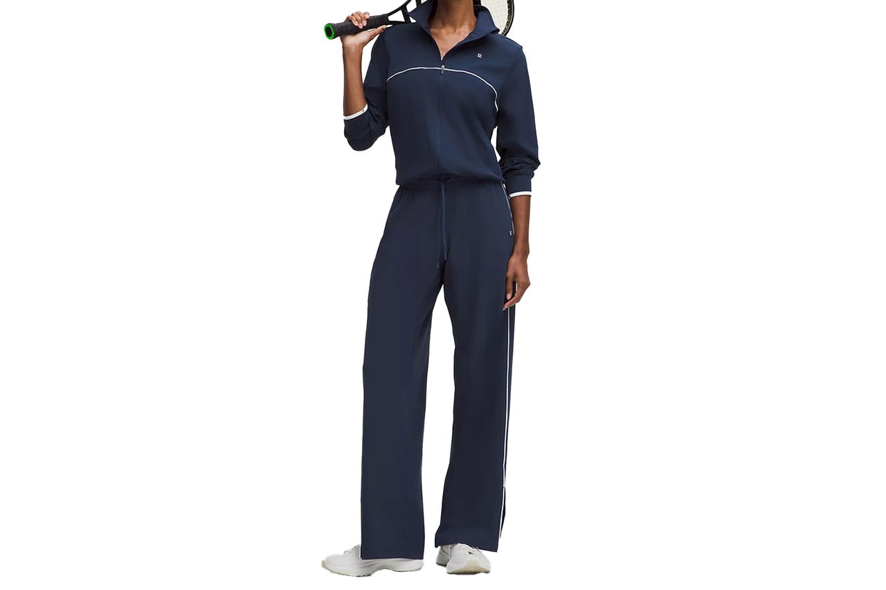 Court Rival Wide-Leg Track Pant Regular Stitched Logo