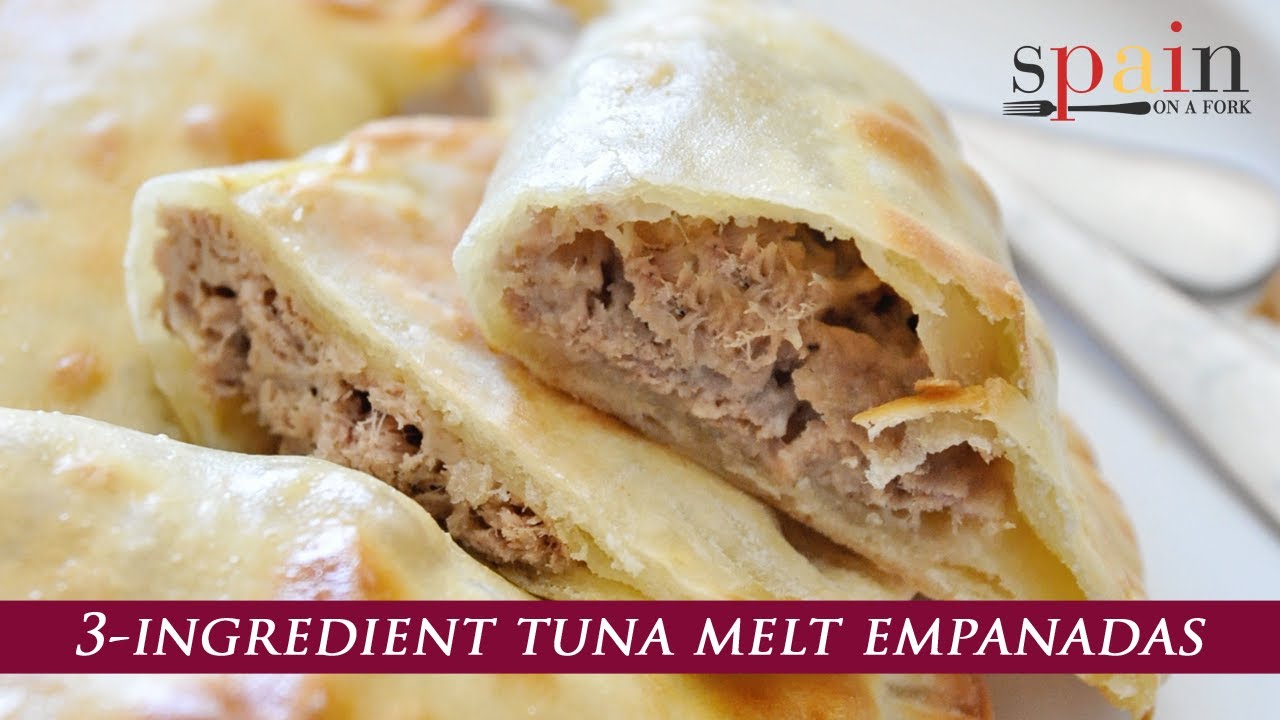 Crispy 3-ingredient tuna melt empanadas