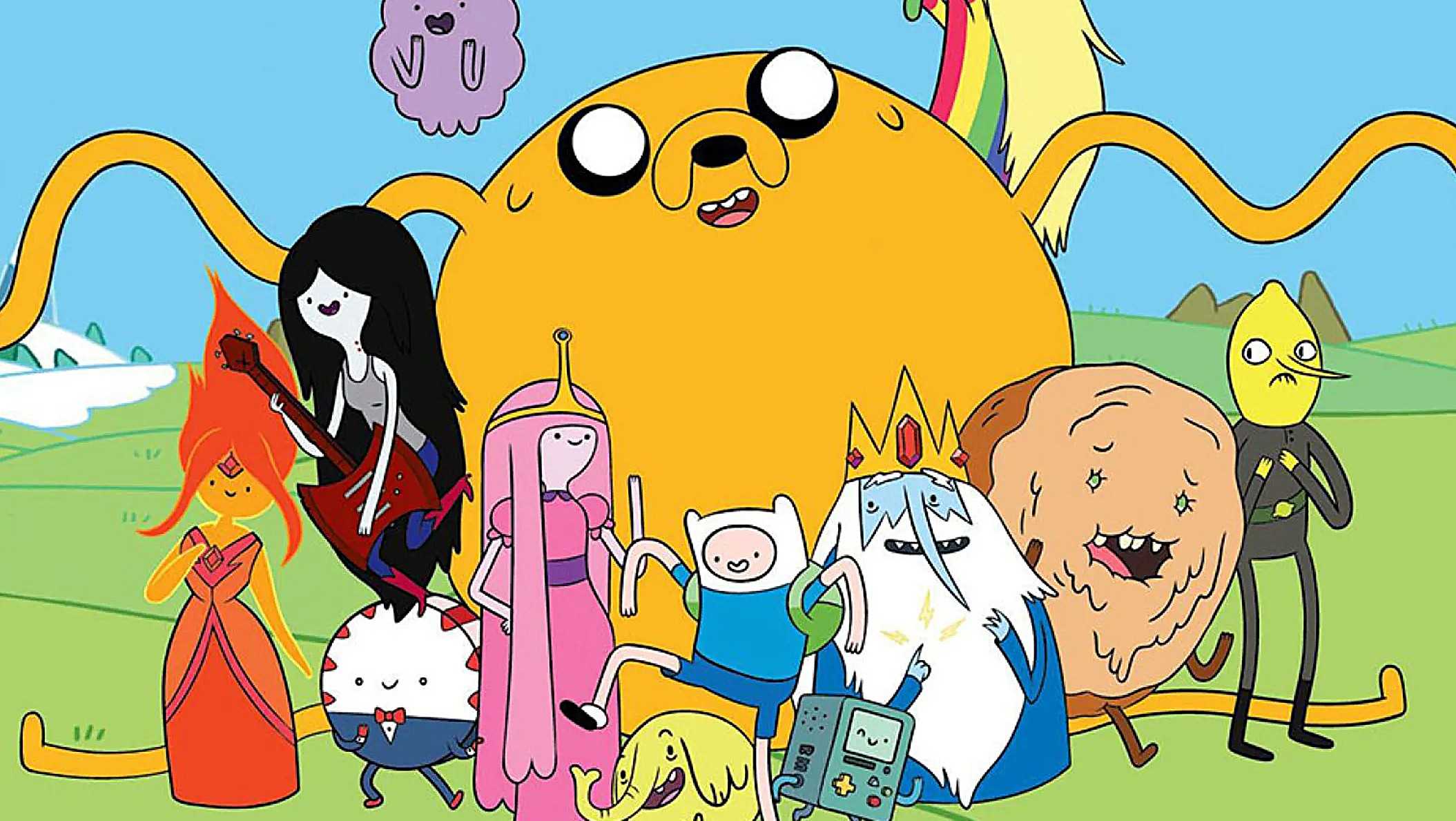 Adventure Time with Finn and Jake and other characters