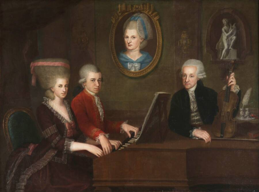 Wolfgang Amadeus Mozart And Family