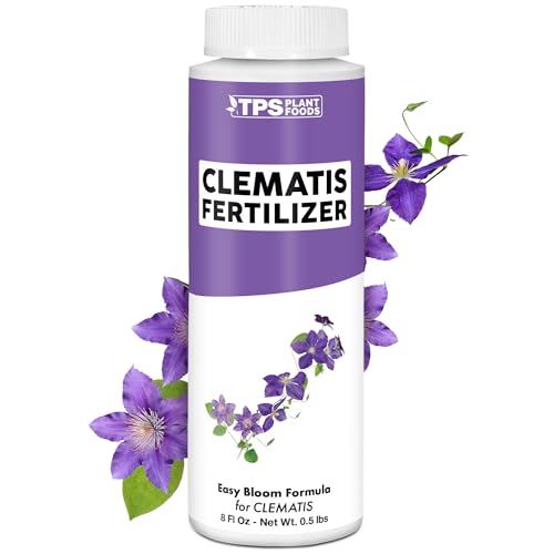 Clematis Fertilizer – Liquid Plant Food for More Blooms, Stronger Vines & Vibrant Flower Color, 8 Oz