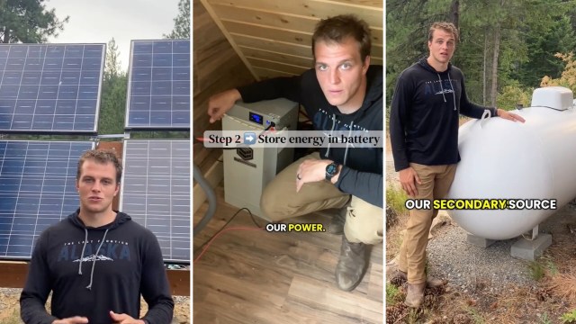 Rocky Mountains family of 5 shows how 1,000 watts of solar powers their off-grid home