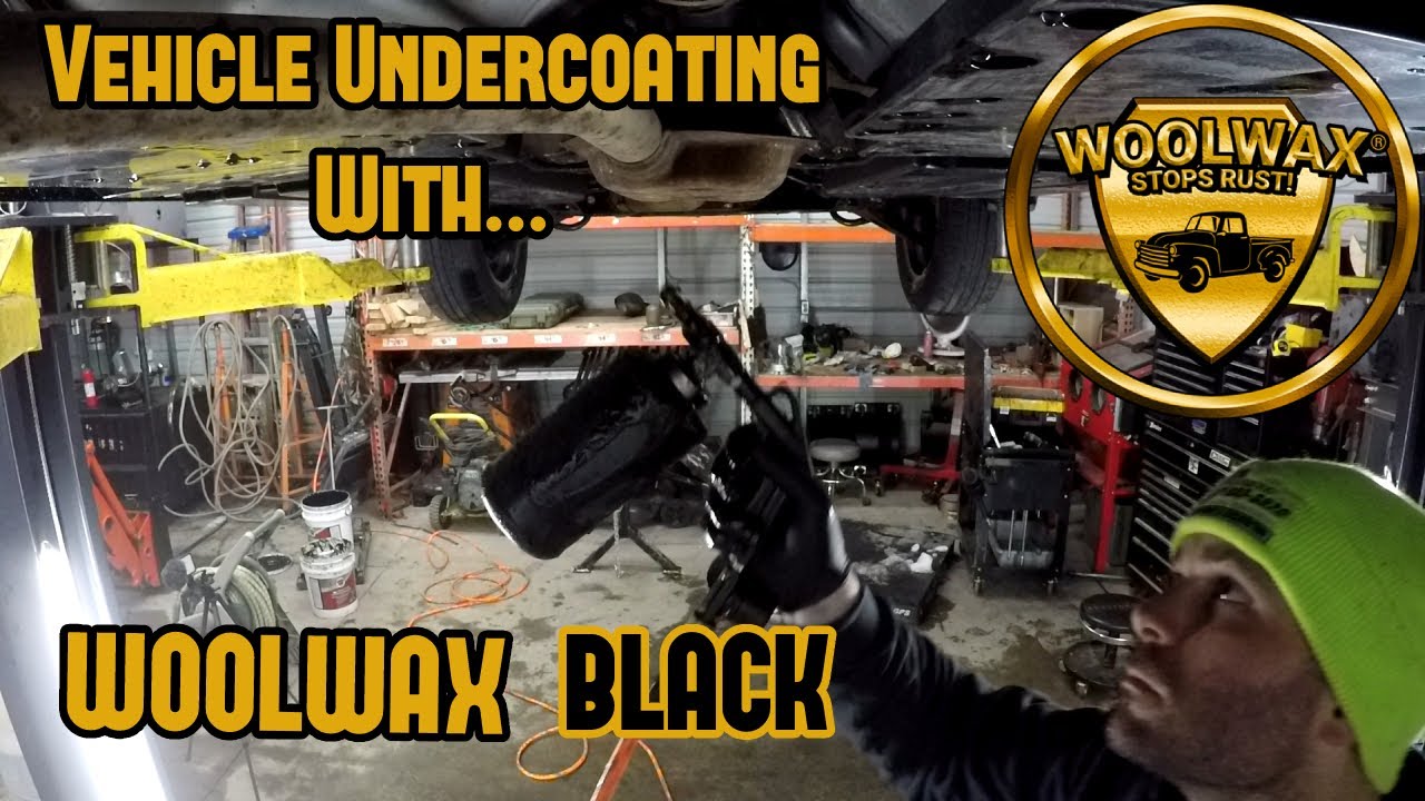 Rust prevention undercoating with Woolwax black: Vehicle protection guide