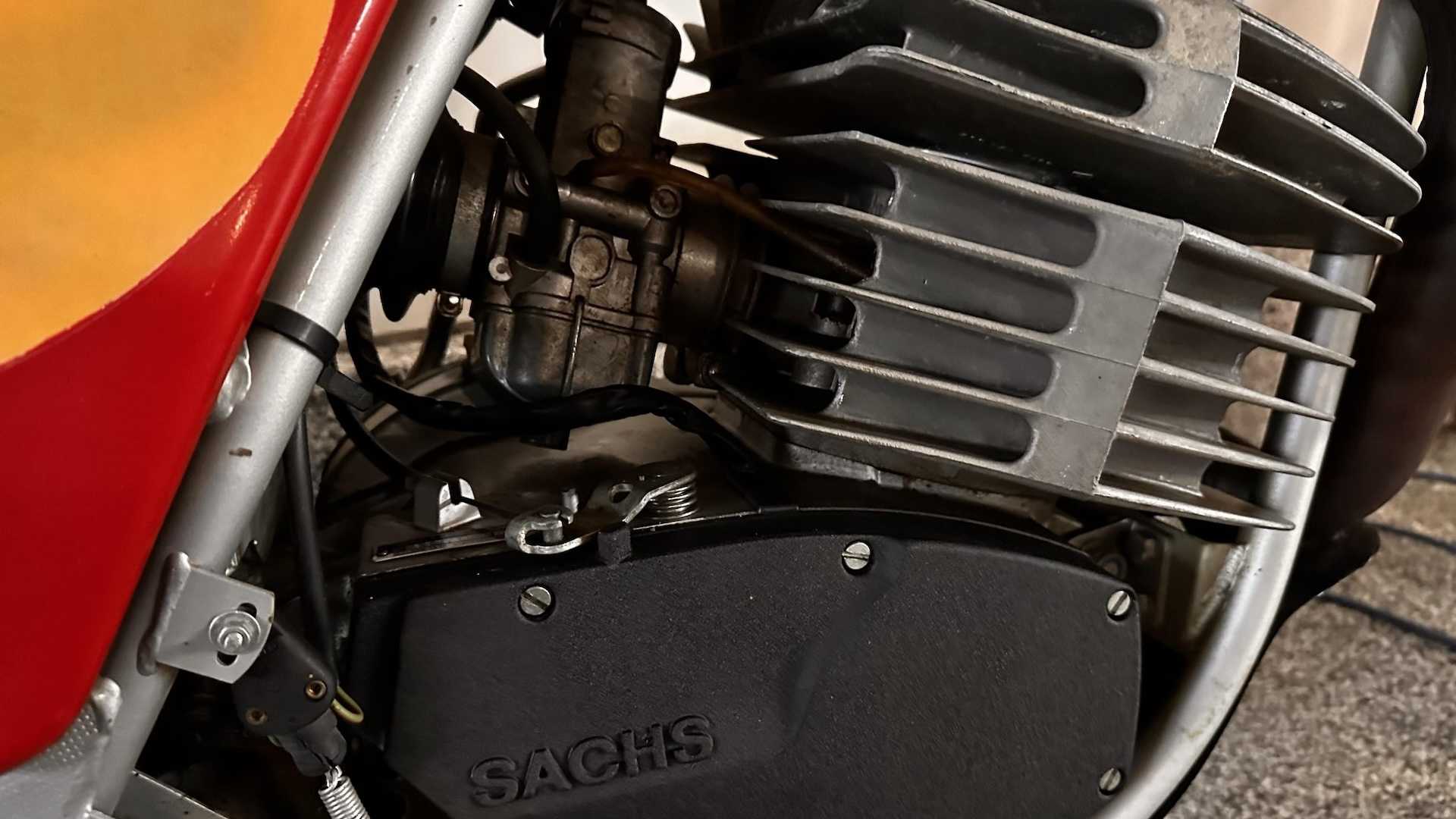 Vintage rotary motorcycle