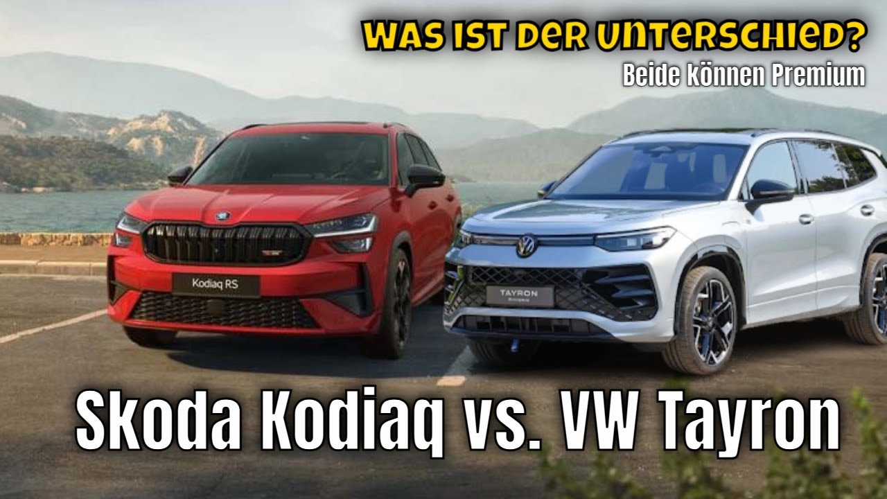Skoda Kodiaq gegen VW Tayron – welcher SUV überzeugt?