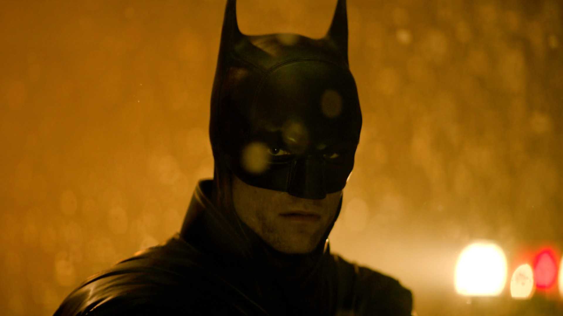 Robert Pattinson in the Batman suit for The Batman Part 2