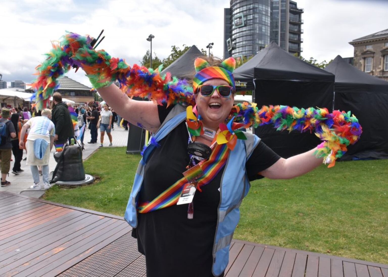 Pride Village at Donegall Quay will offer a free, family-friendly celebration featuring music, children’s entertainment and community organisations.