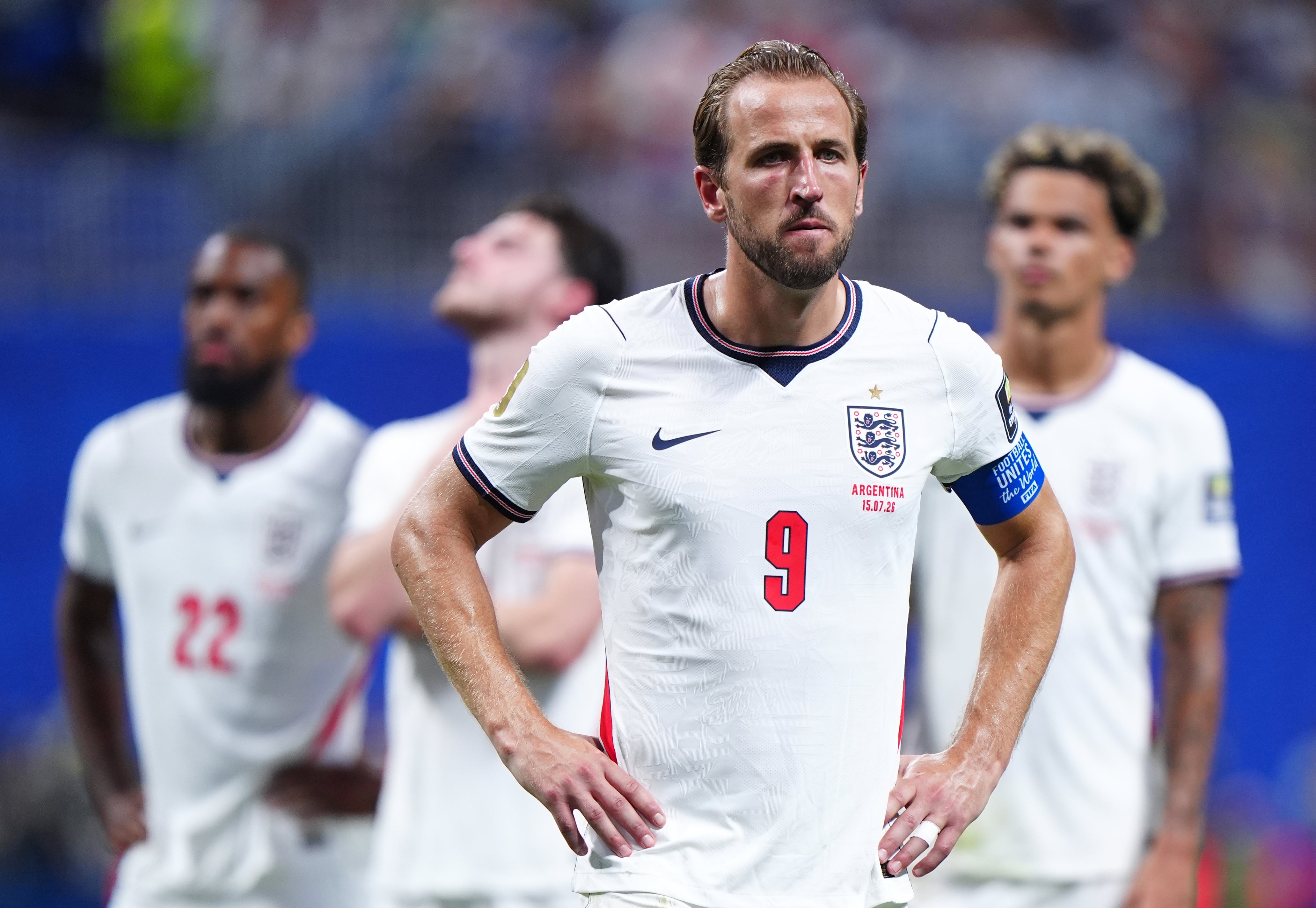 England were knocked out of the World Cup by Argentina at the semi-final stage (PA)