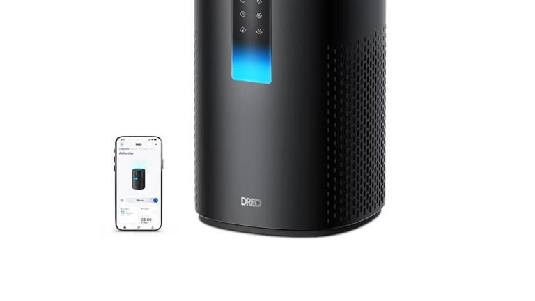 air purifier for cigarette smoke walmart Filter Machine micron airborne particles such as dust Dreo's smoke-clearing air purifier is