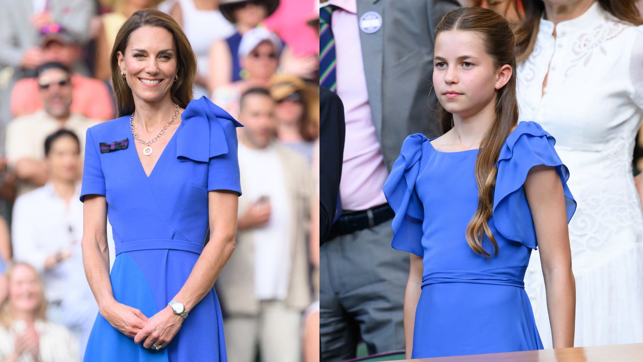 Princess Charlotte has been shifting her Wimbledon wardrobe to be a mini version of Princess Kate’s