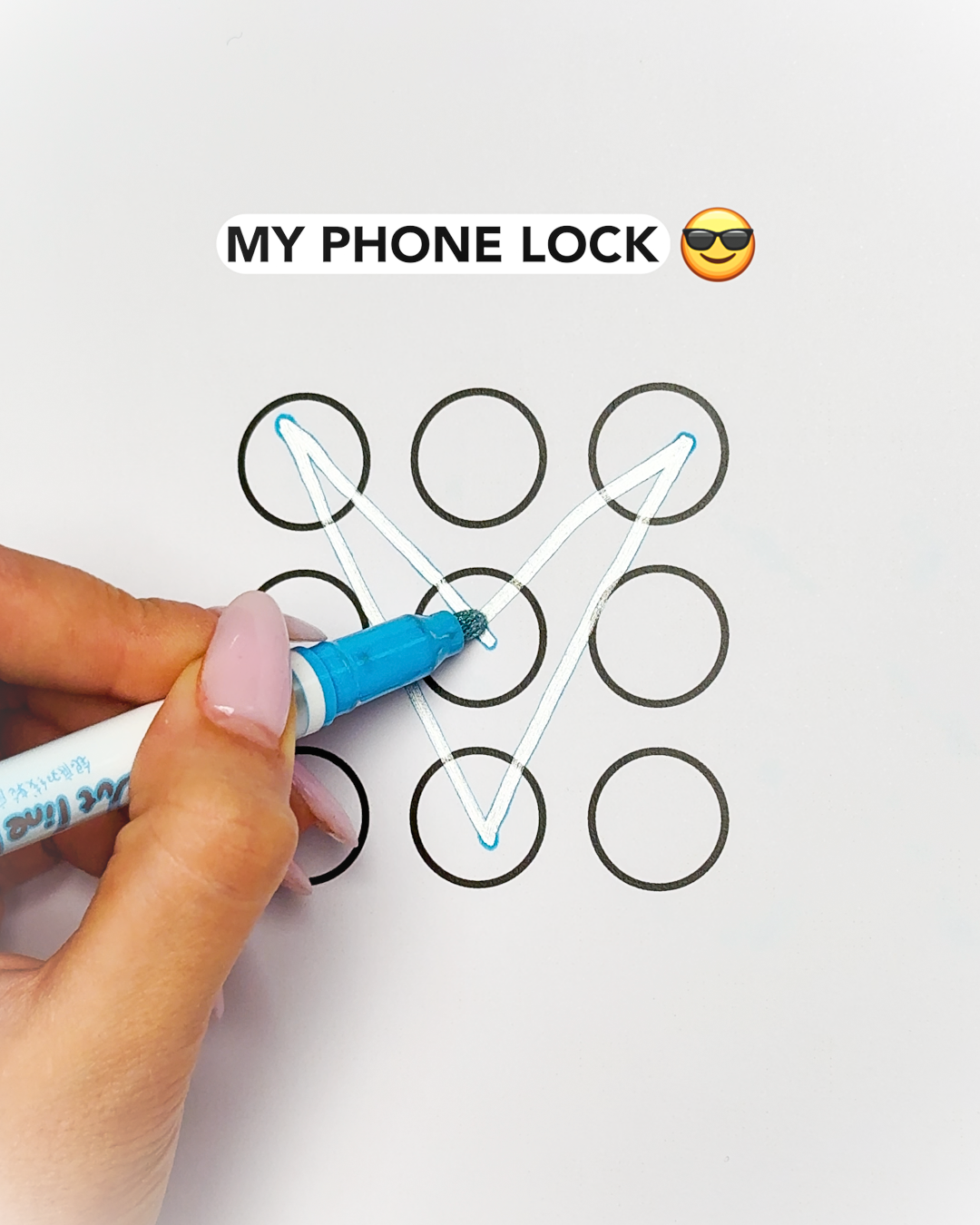 This phone lock pattern is next-level 🔐 📱