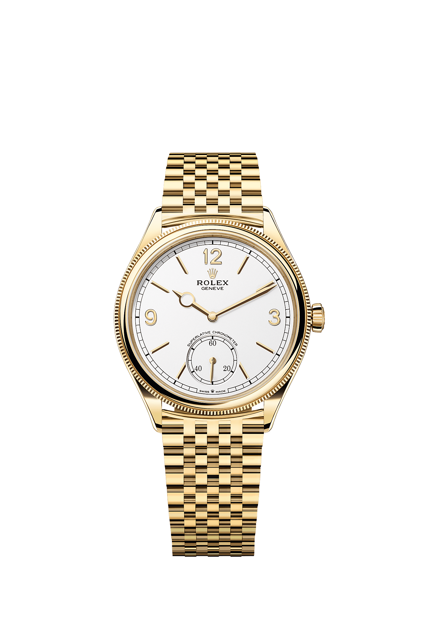 Rolex 1908 Watch: 18 Kt Yellow Gold - M52508-0008