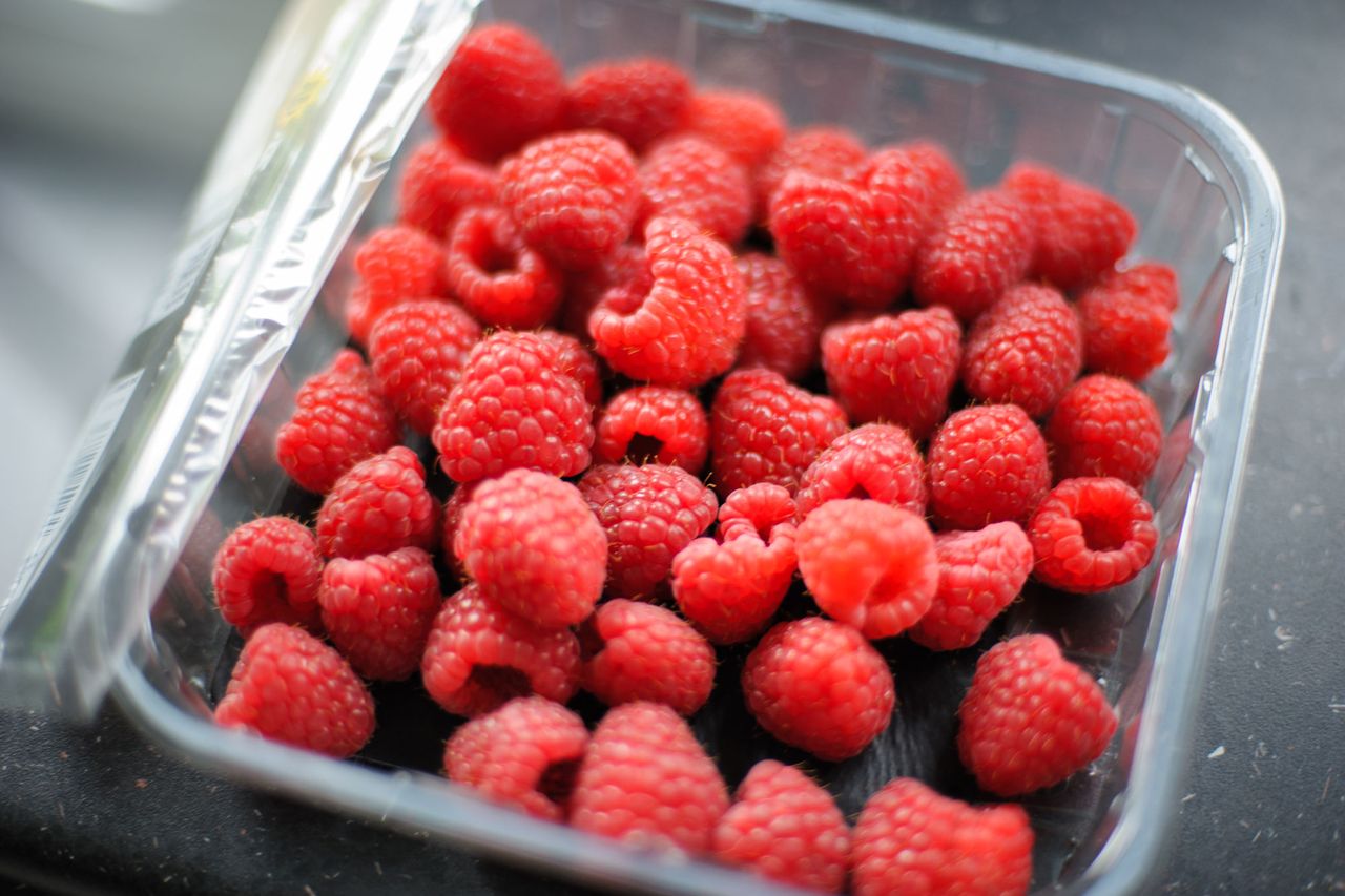 Punnet of Raspberries