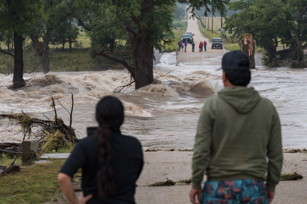 As flooded Texas towns recover, downstream river levels haven’t yet peaked
