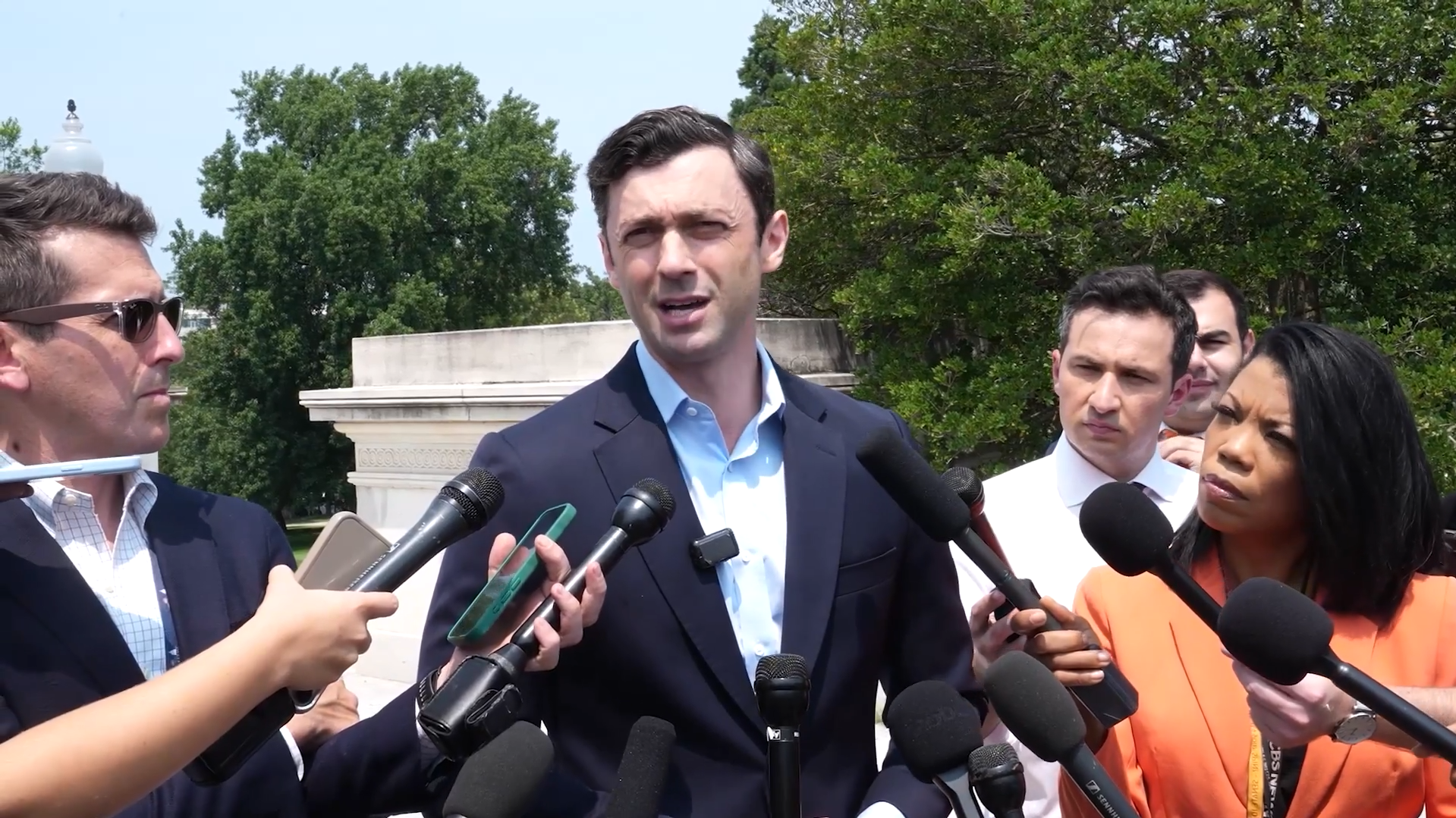 Ossoff on Trump 2020 election speech: 'World's most famous sore loser'