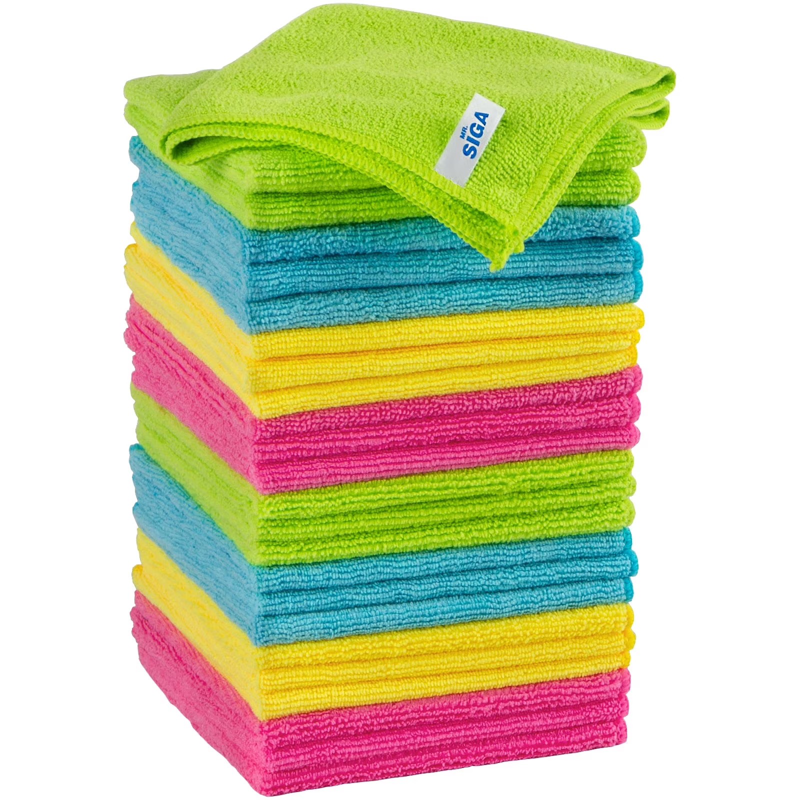 MR.SIGA, Mr.siga Microfiber Cleaning Cloth,pack of 24,size:12.6