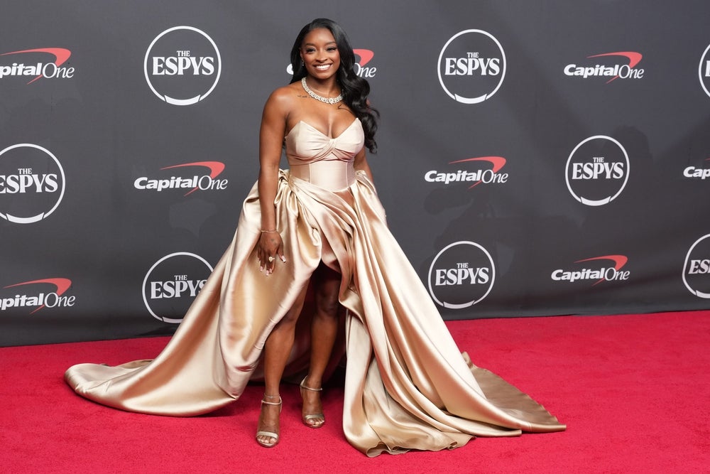 Simone Biles, Olympic gymnastics icon, shines in 10 unforgettable looks