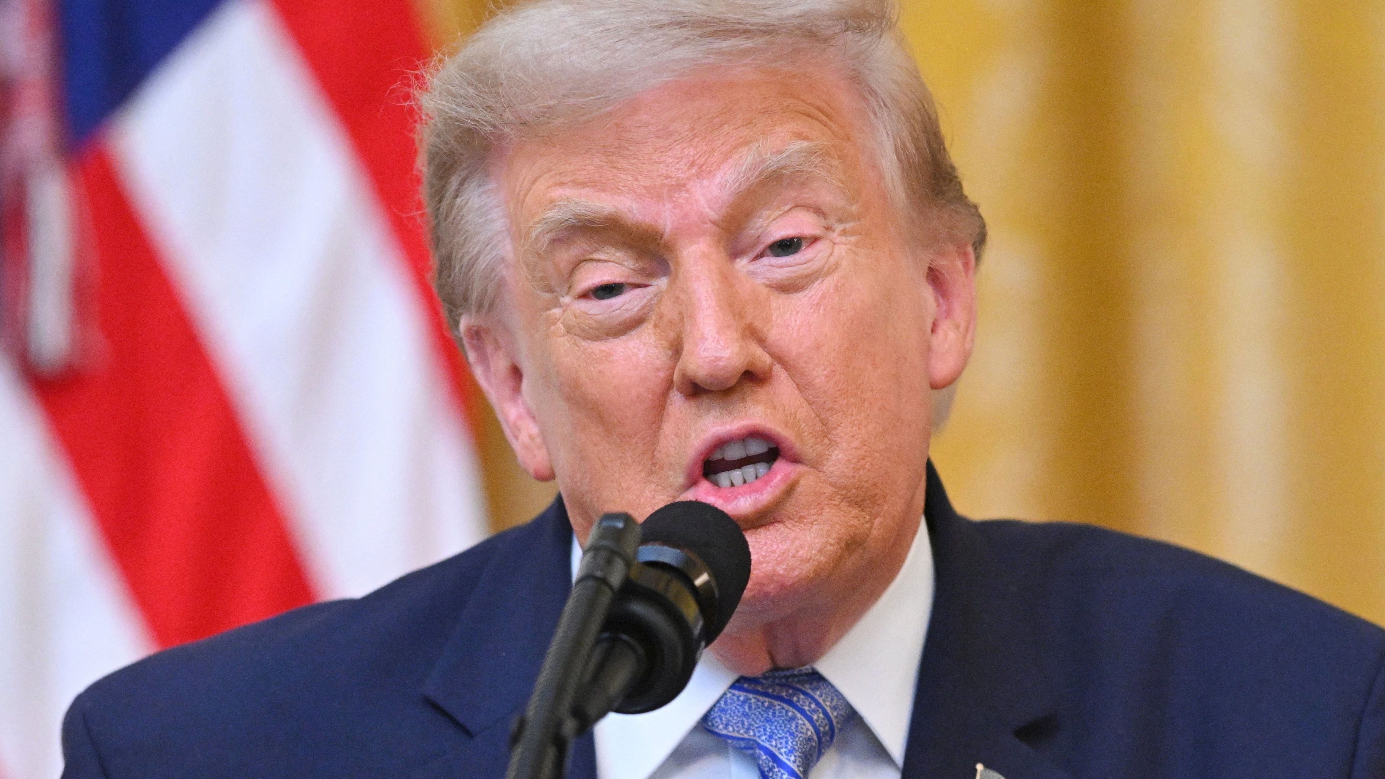 Trump rages at network TV snub in unhinged election speech