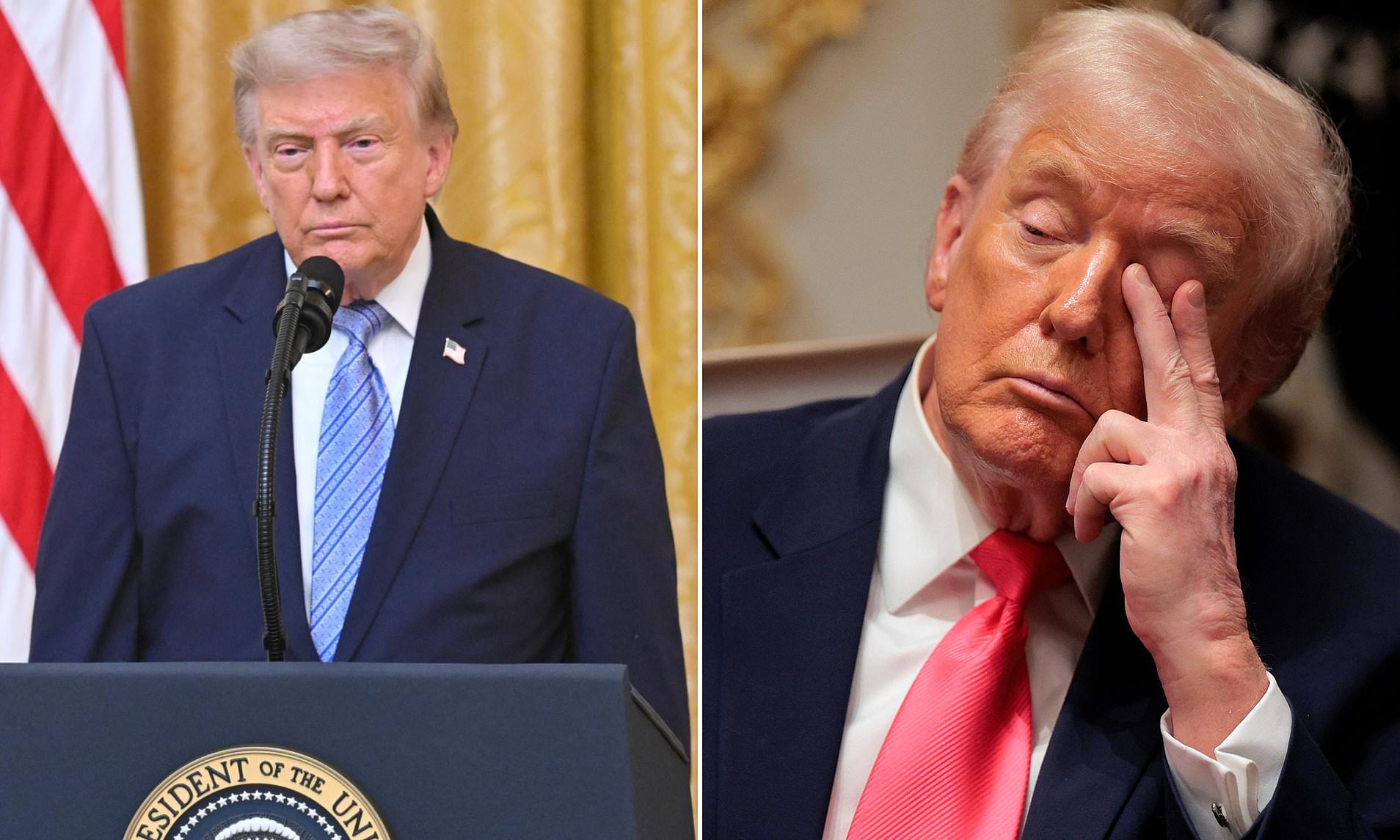 Critics seize on worrying sign during Trump's shocking election integrity speech