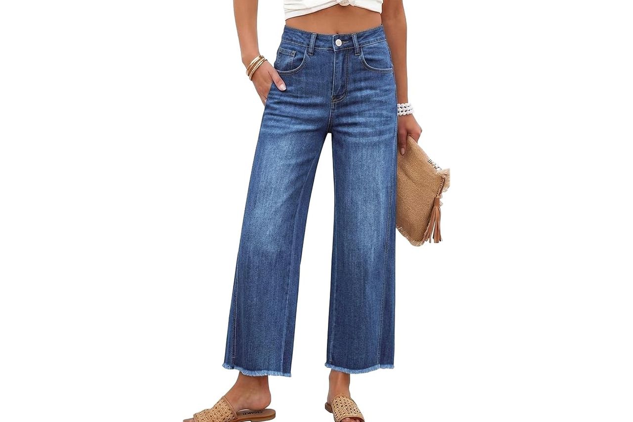 Allimy Women's Wide Leg Jeans