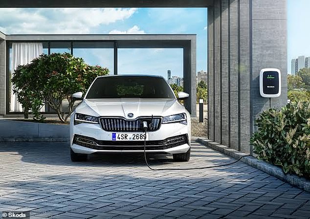 The Skoda Superb iV gives estate buyers a lot of EV miles thanks to its 84 miles of electric driving